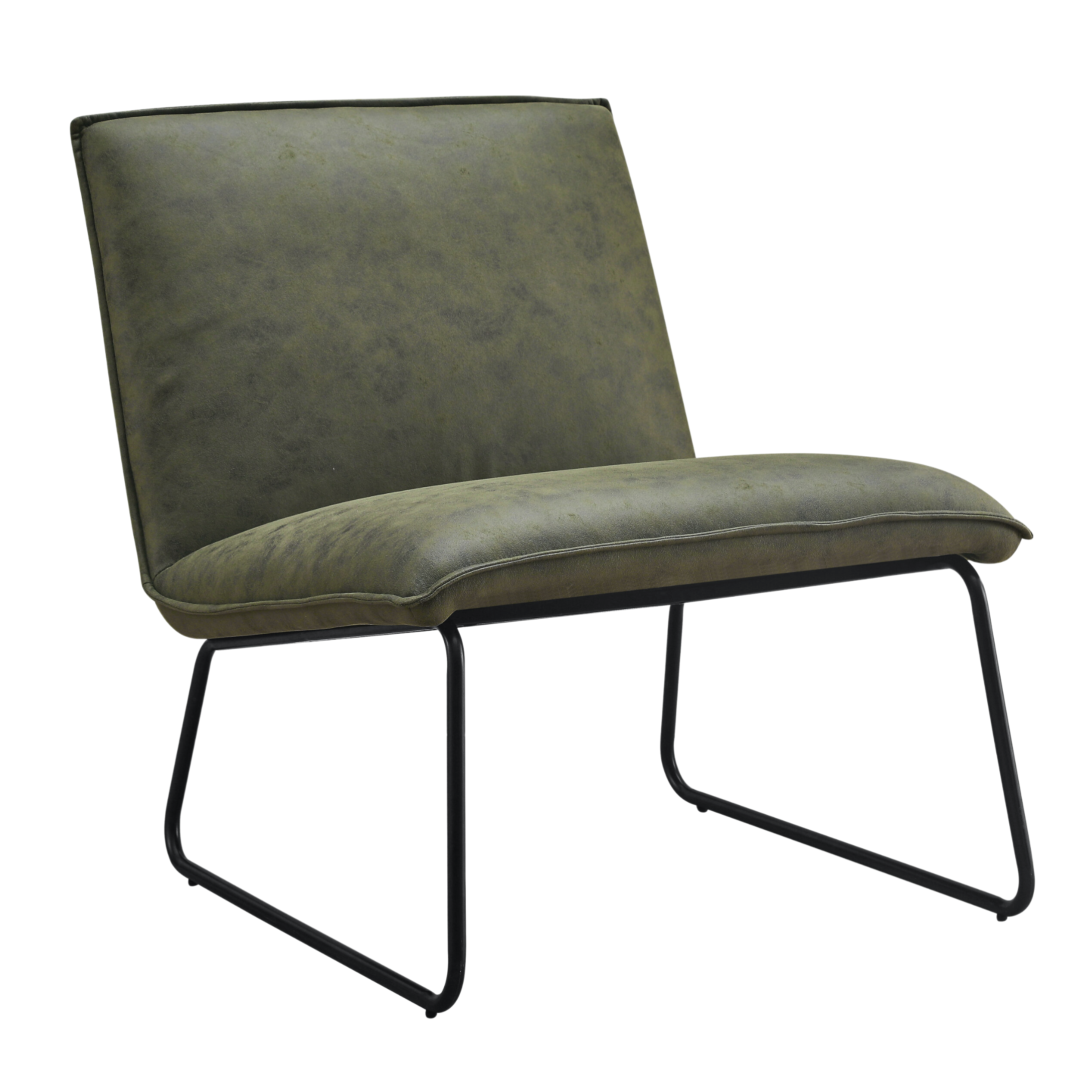 Fauteuil James - Microleder Groen