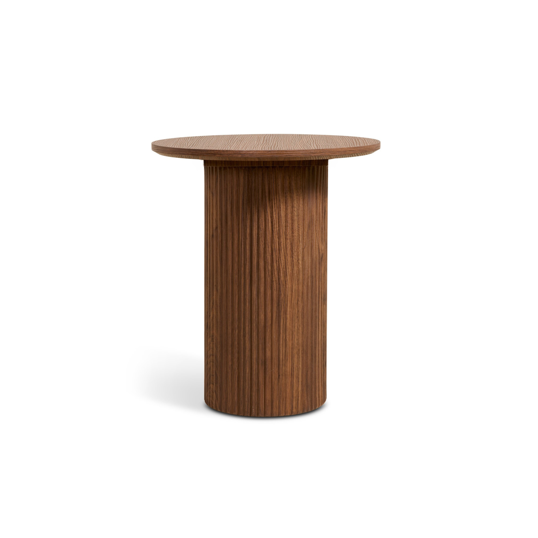 Bijzettafel Nora - Ø40cm Walnoot
