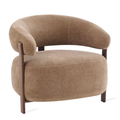 Fauteuil Rose - Taupe