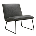 Fauteuil James - Microleder Antraciet
