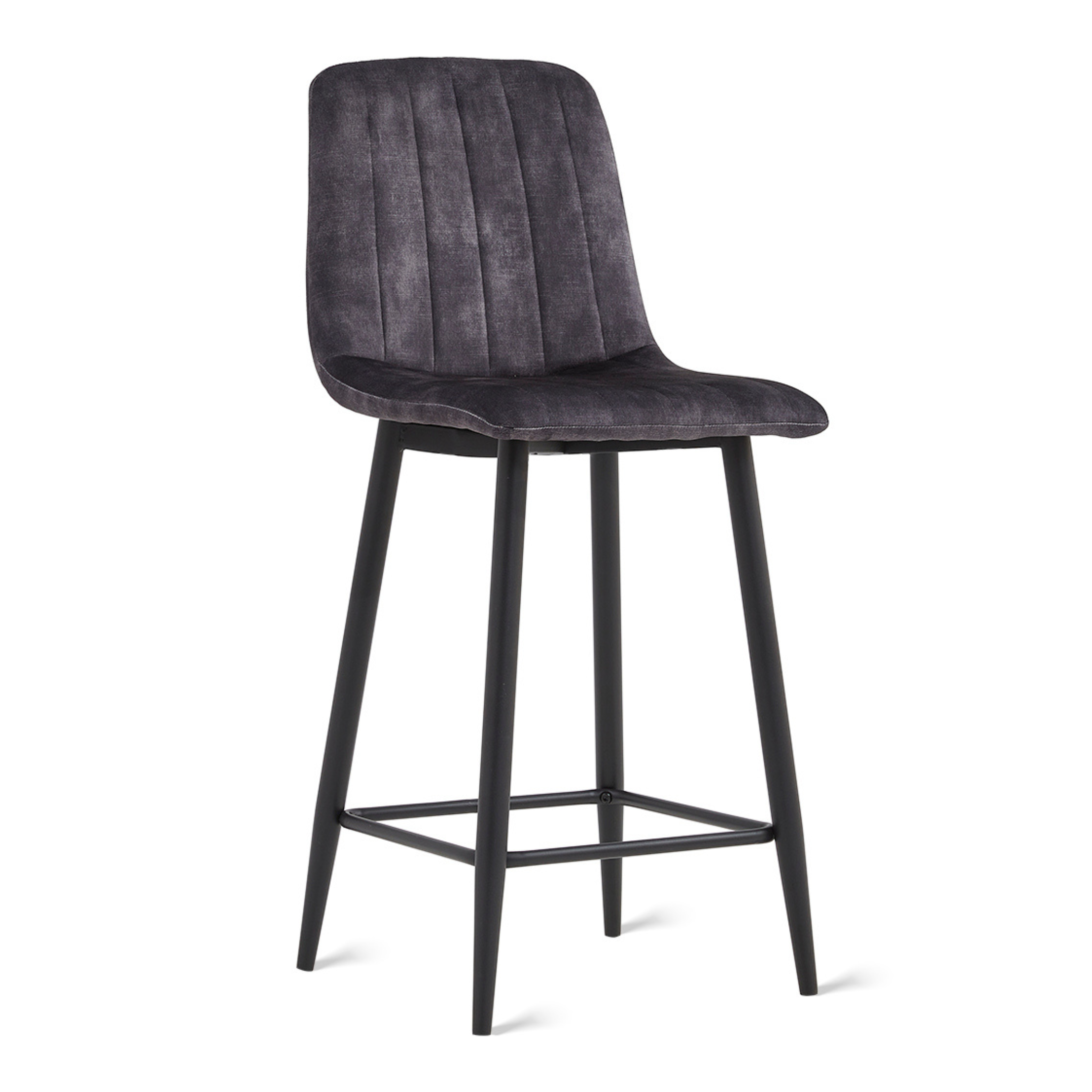 Barkruk Jax - Velvet Antraciet