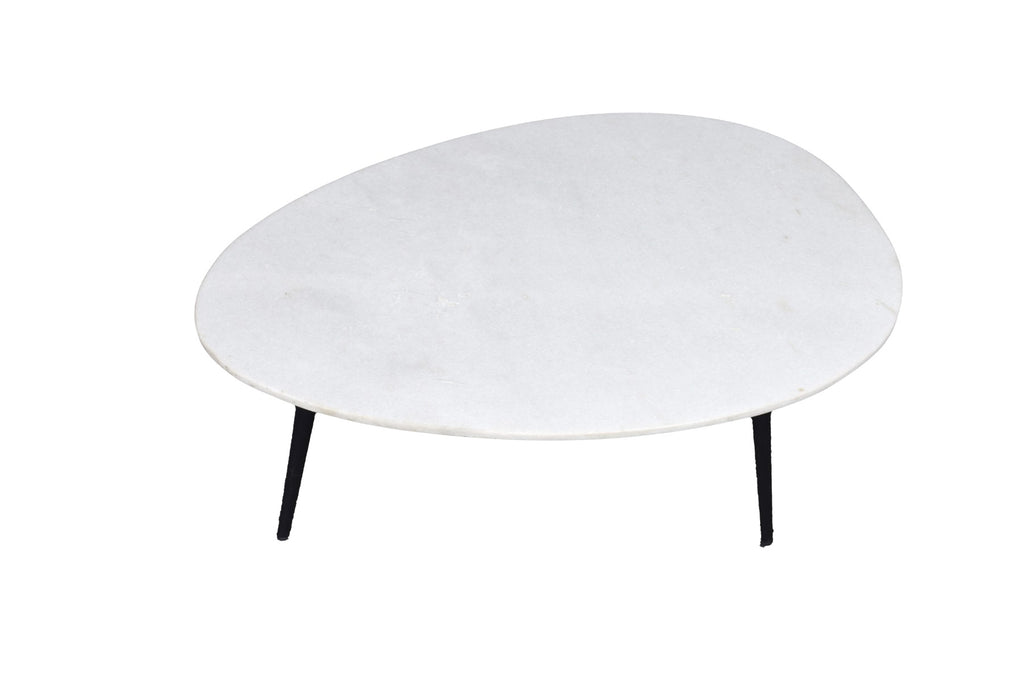 Organic Marble White black 70cm