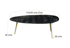 Organic Marble Black Gold 110cm