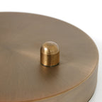 Bronskleurige tafellamp Biron 1315BR met draai dimmer