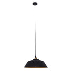 Hanglamp Nove 1318ZW zwart/goud met warme luxe uitstraling