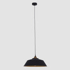 Hanglamp Nove 1318ZW zwart/goud met warme luxe uitstraling