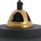 Hanglamp Nove 1318ZW zwart/goud met warme luxe uitstraling