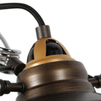 Klem-wandlamp Nove 1320BR bronskleurige kap 18cm