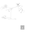 Bronzen stoere tafellamp Nove 1321BR met E27 fitting