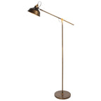 Bronzen vloerlamp Nove 1322BR met goudkleurige details E27
