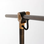 Bronzen vloerlamp Nove 1322BR met goudkleurige details E27