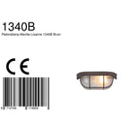 Plafondlamp wandlamp Lisanne 1340B Bruin E27