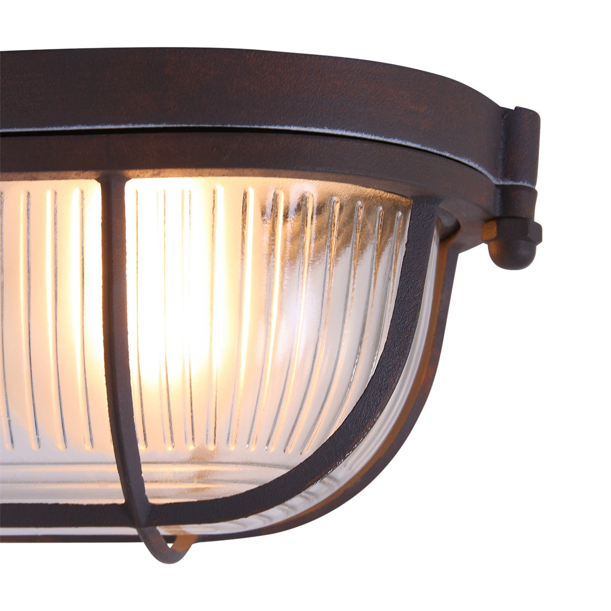 Plafondlamp wandlamp Lisanne 1340B Bruin E27