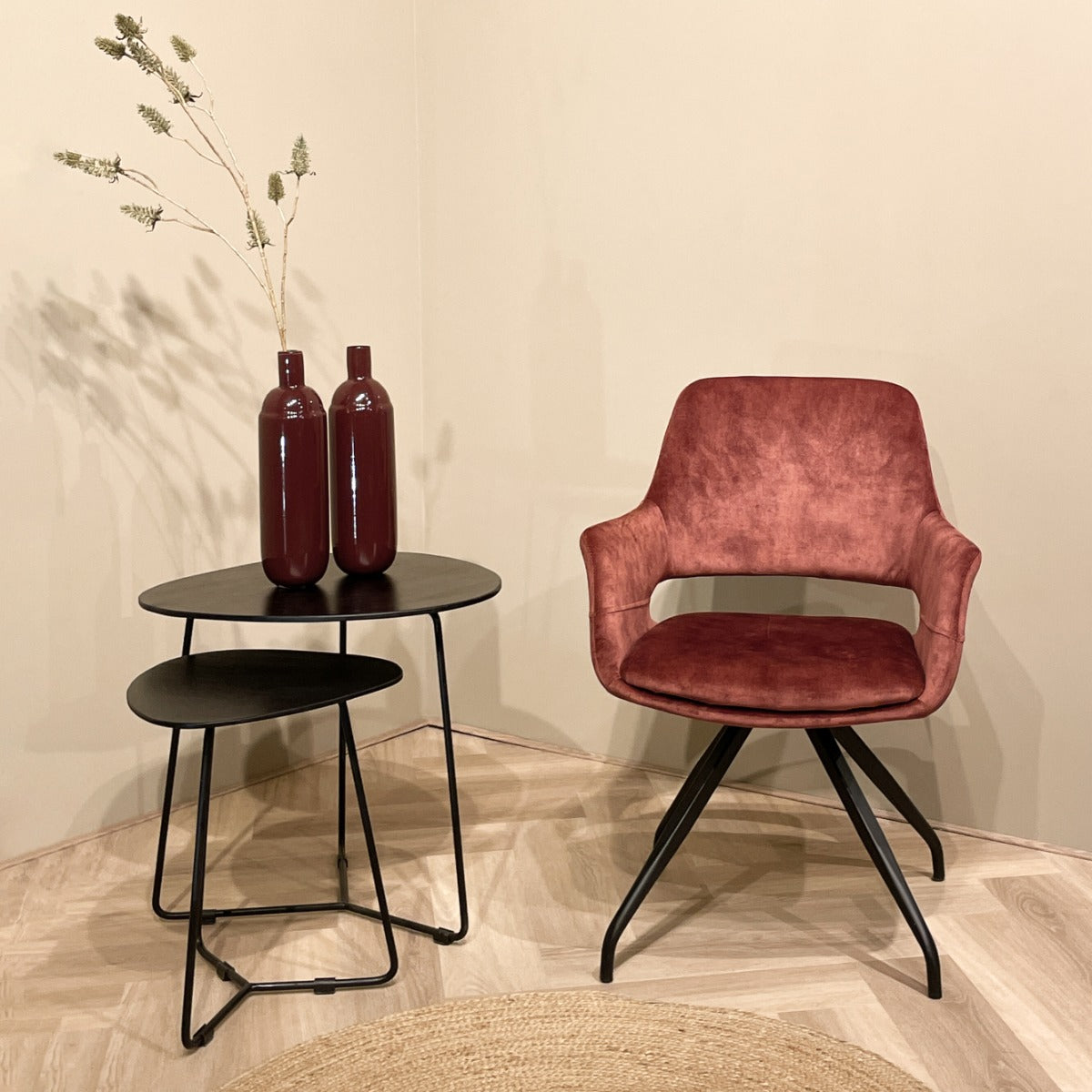 Capp Rust Velvet (set of 2)
