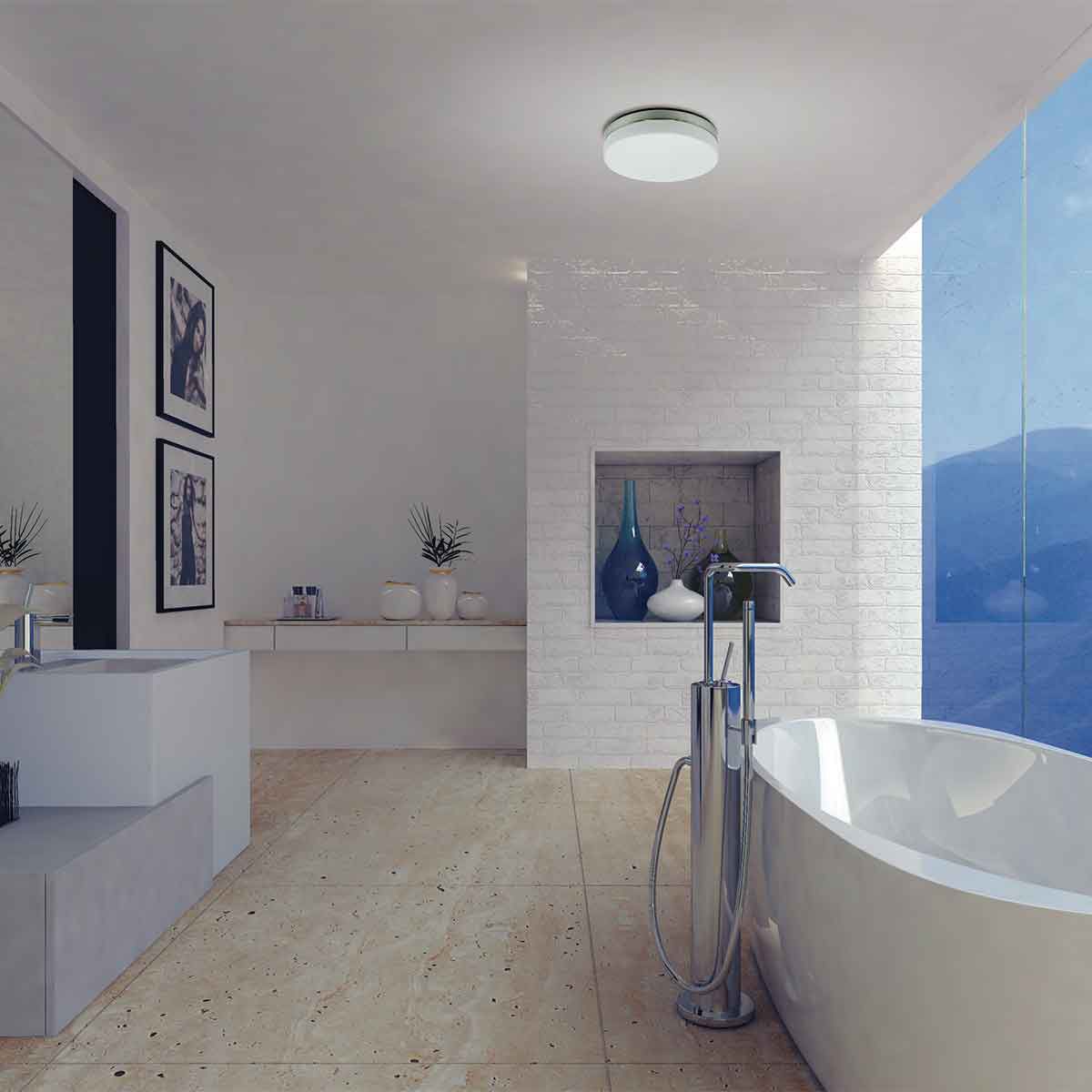 Plafondlamp Ikaro 1363ST Staal