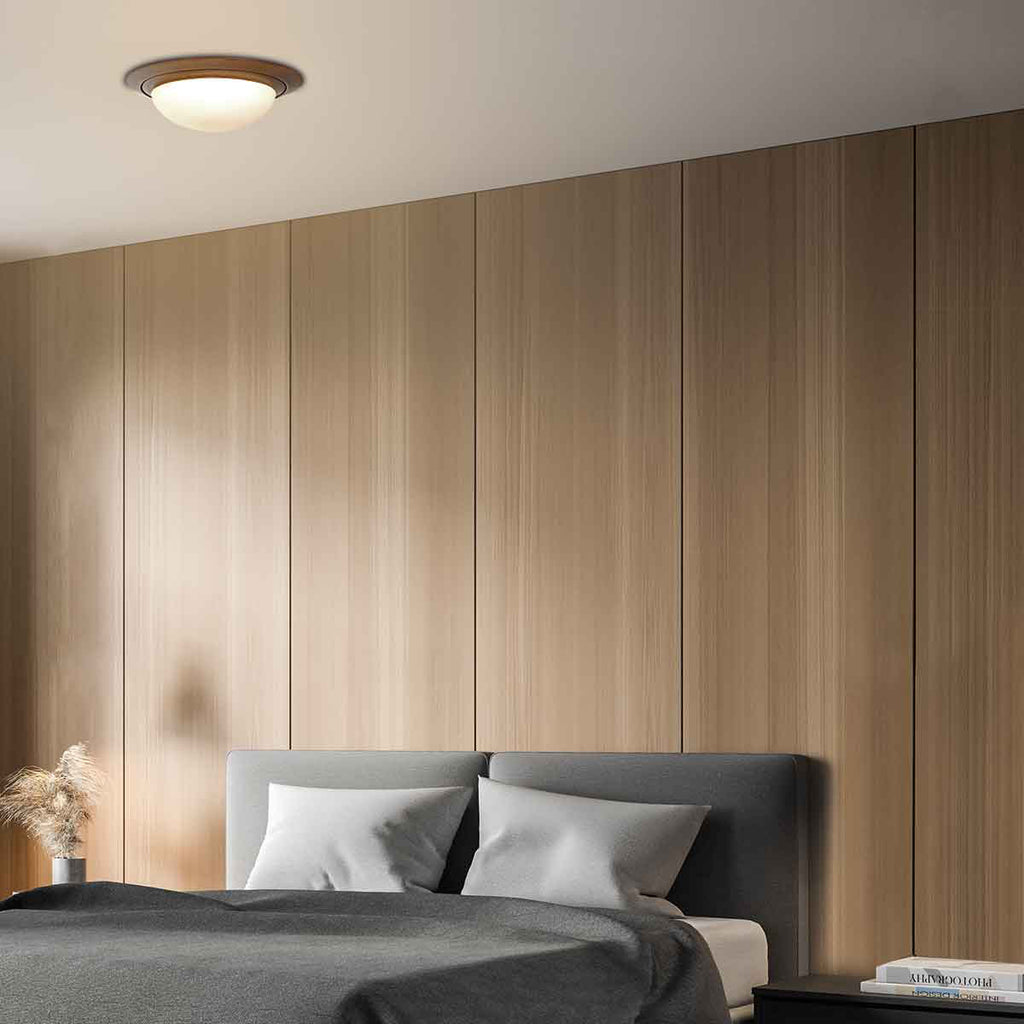 Plafondlamp Ikaro 1365BR Brons Ø24cm 4 stappen dimbaar