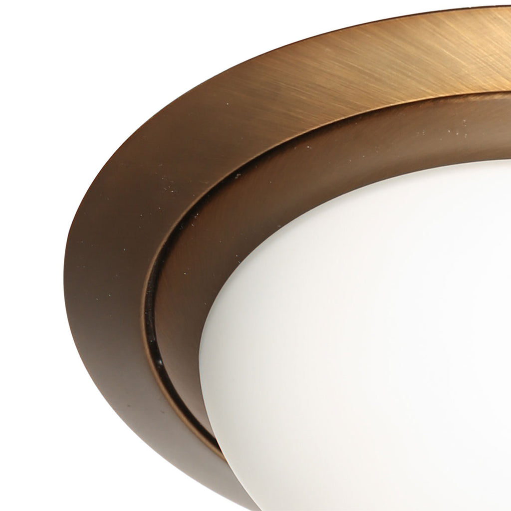 Plafondlamp Ikaro 1365BR Brons Ø24cm 4 stappen dimbaar
