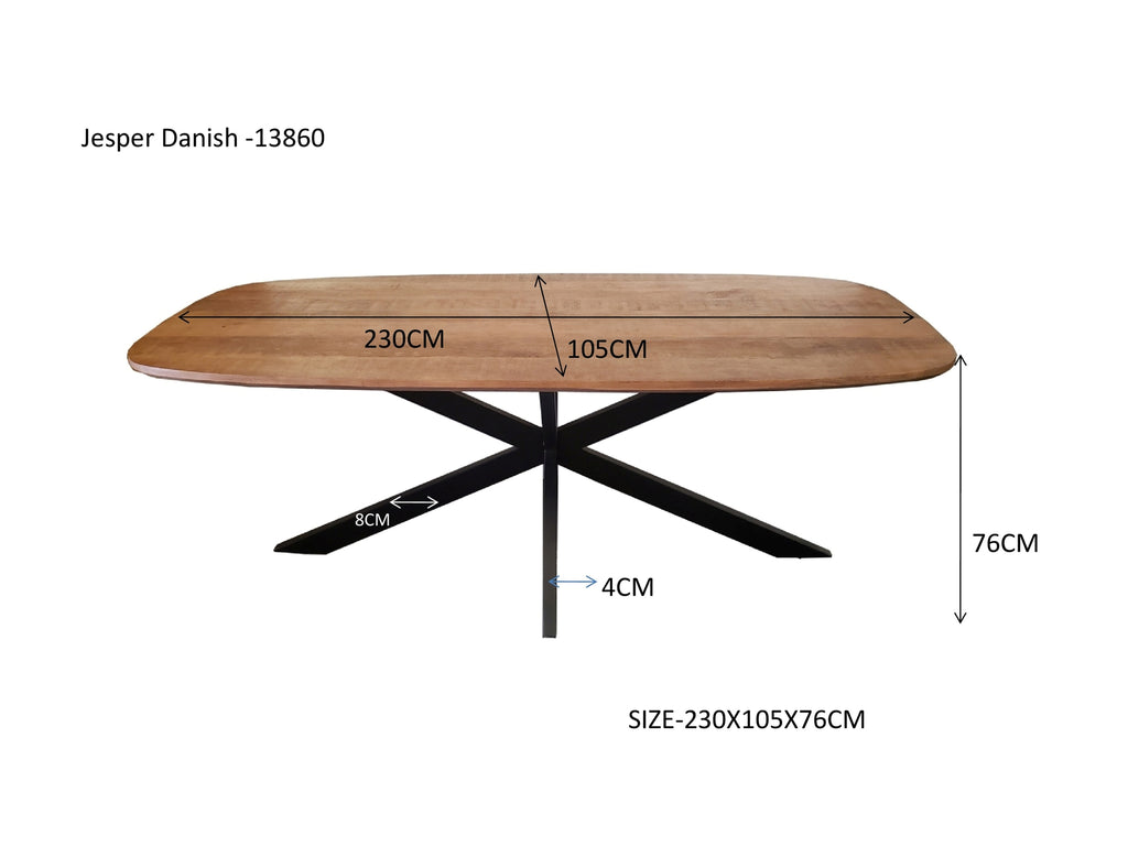 Jesper Danish Oval 230cm