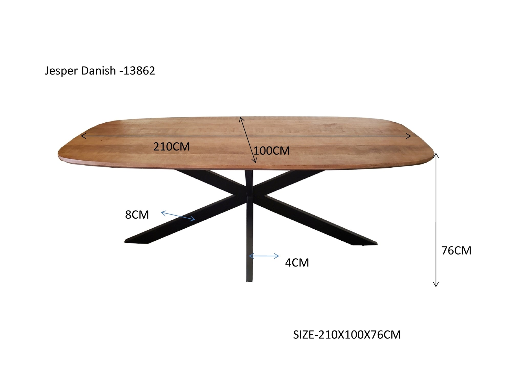 Jesper Danish Oval 210cm