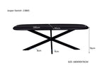 Jesper Danish Oval Black 180cm
