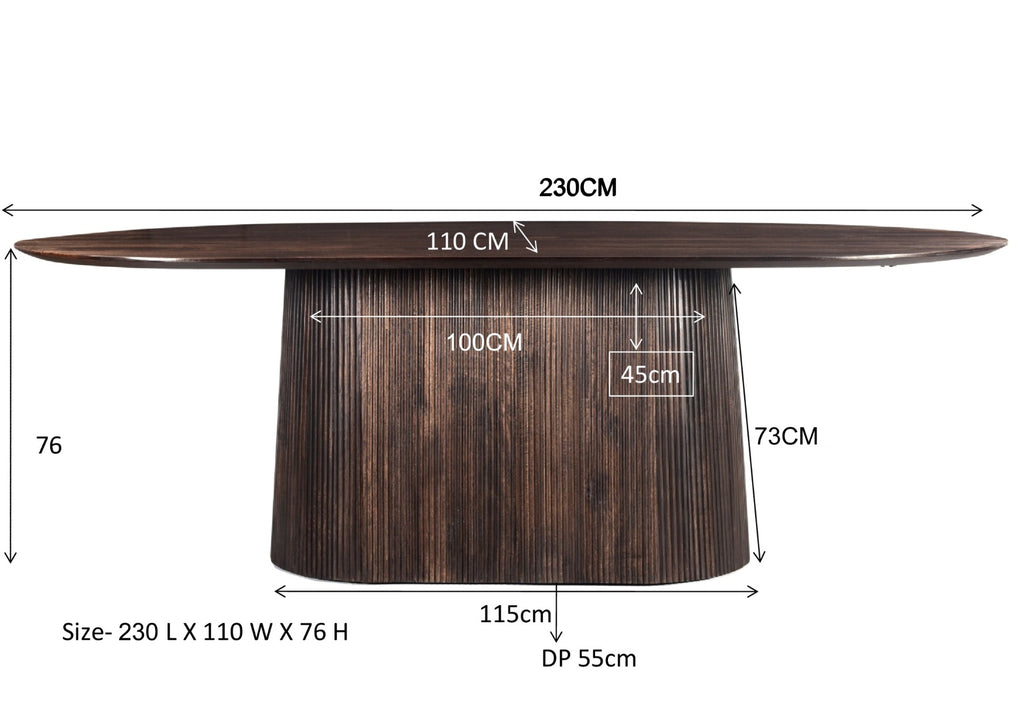 Salvator Walnut 230cm