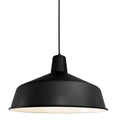 Hanglamp Black moon 1443ZW Zwart Ø40cm E27 fitting