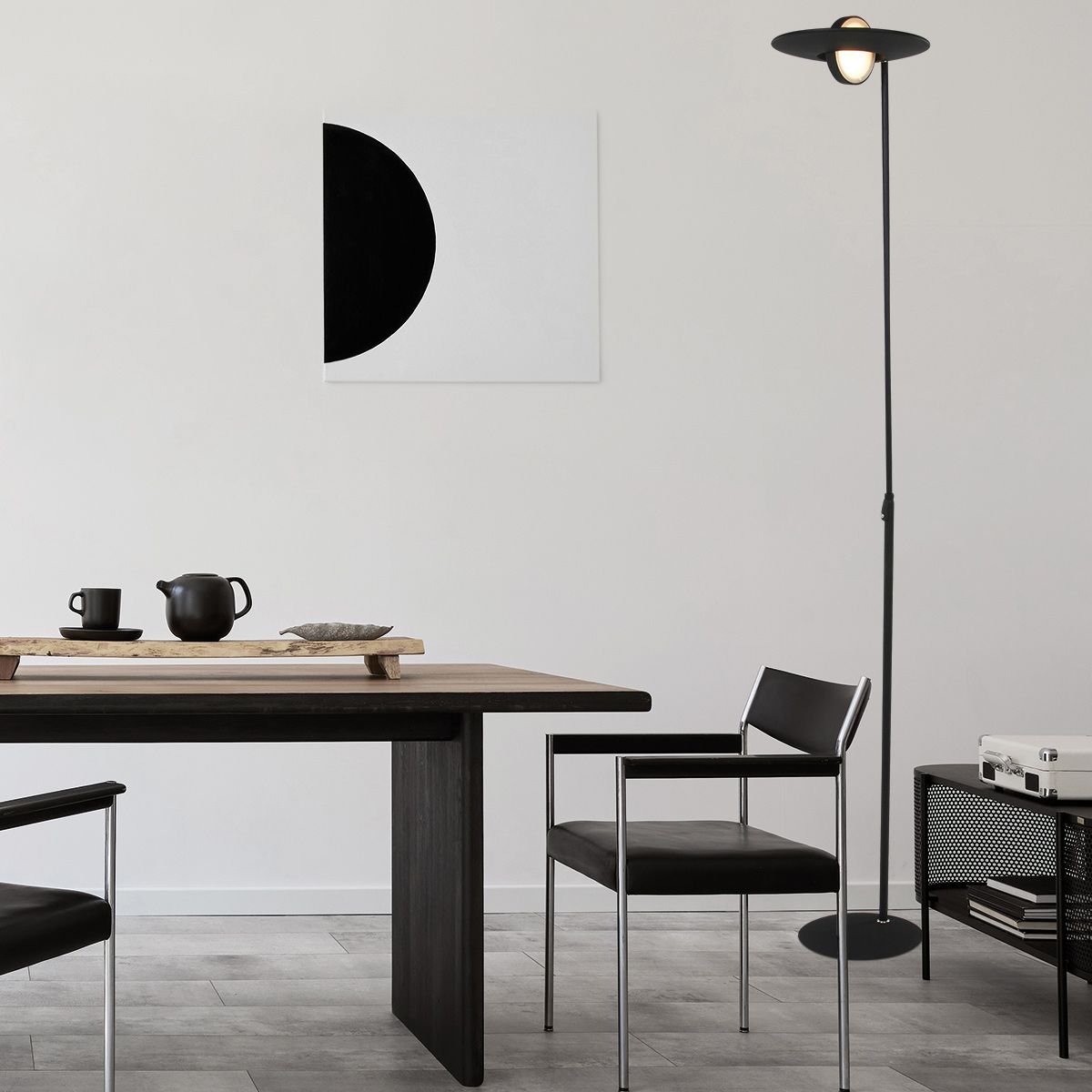Vloerlamp Zenith 1477ZW Zwart
