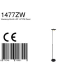 Vloerlamp Zenith 1477ZW Zwart