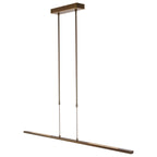 Hanglamp Zelena 1482BR bronzen LED lamp met instelbaar licht