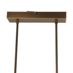 Hanglamp Zelena 1482BR bronzen LED lamp met instelbaar licht