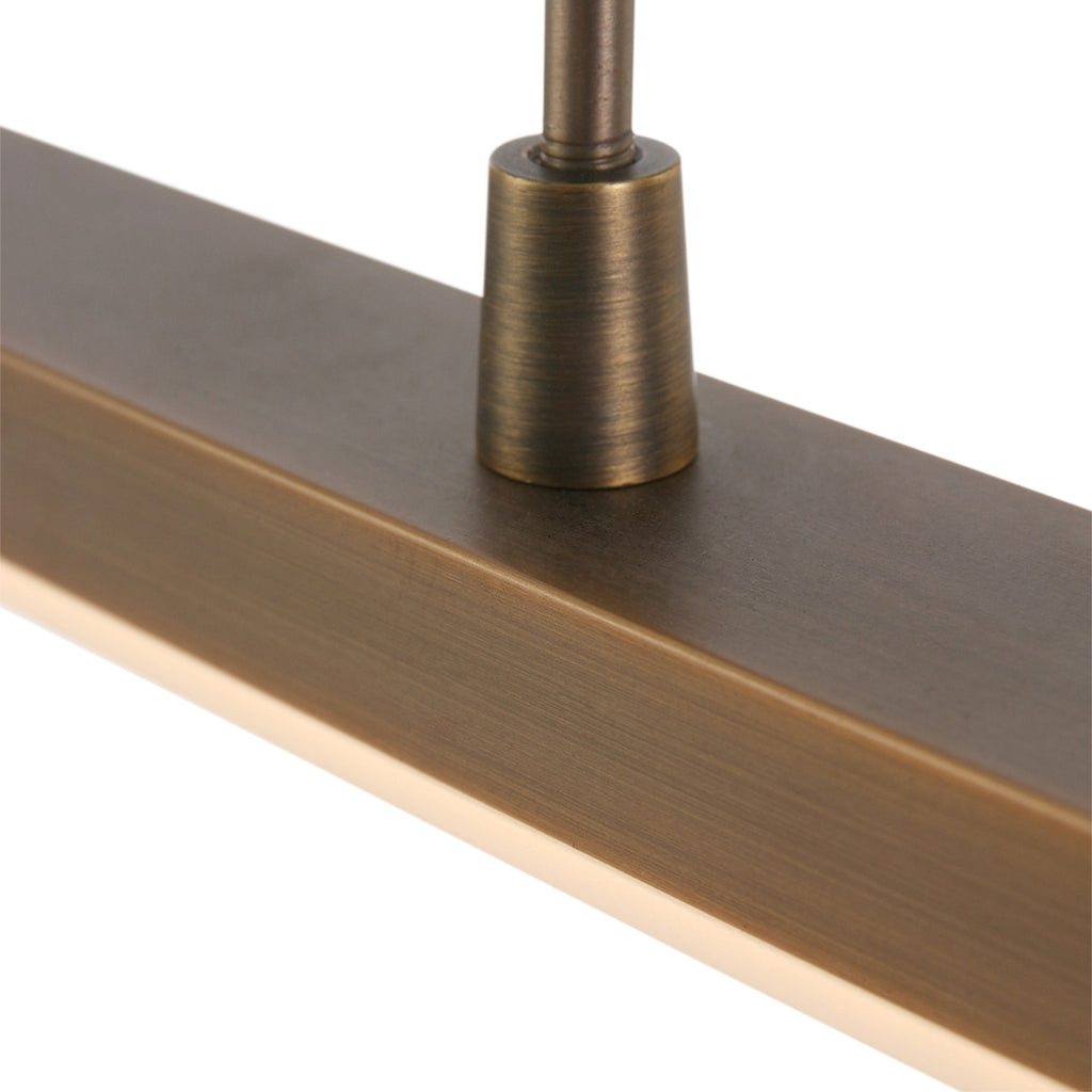 Hanglamp Zelena 1482BR bronzen LED lamp met instelbaar licht