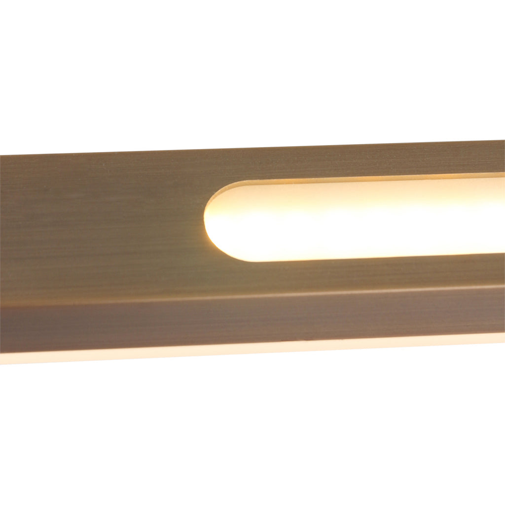 Hanglamp Zelena 1482BR bronzen LED lamp met instelbaar licht