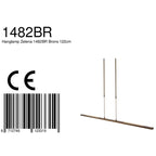 Hanglamp Zelena 1482BR bronzen LED lamp met instelbaar licht