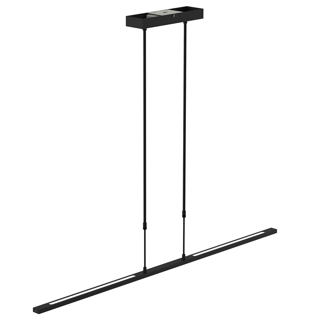 Hanglamp Zelena 1482ZW zwarte LED lamp met instelbaar licht
