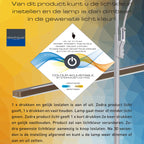 Hanglamp Zelena 1482ZW zwarte LED lamp met instelbaar licht