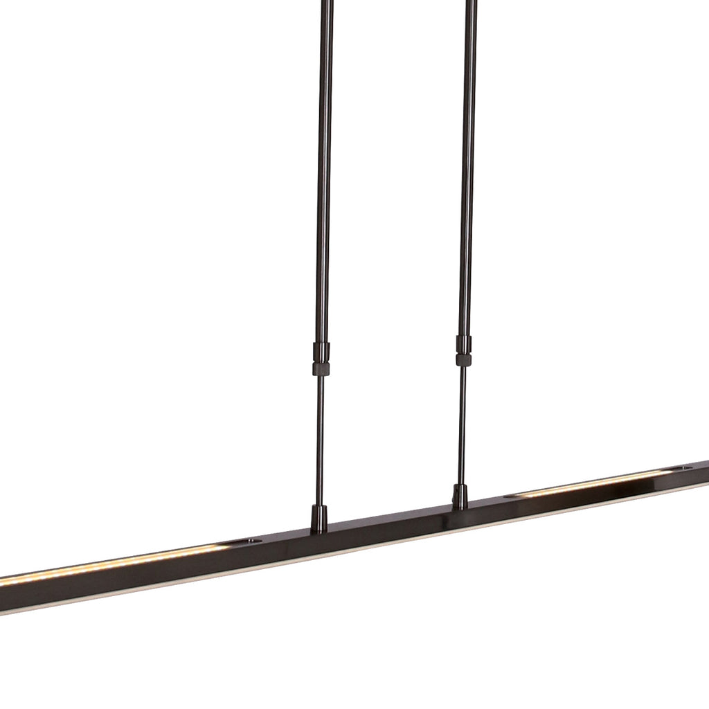 Hanglamp Zelena 1482ZW zwarte LED lamp met instelbaar licht