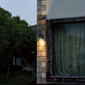 Buitenlamp Logan 1494ZW - compacte wandlamp in zwart aluminium