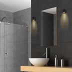 Buitenlamp Logan 1494ZW - compacte wandlamp in zwart aluminium