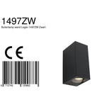 Buitenlamp Logan 1497ZW Zwart
