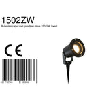 Buitenlamp Nova 1502ZW Zwart