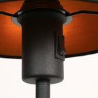 Tafellamp Noor 1563ZW Zwart met goud en een E27 fitting