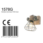 Wandlamp Geurnesey 1578G Groen