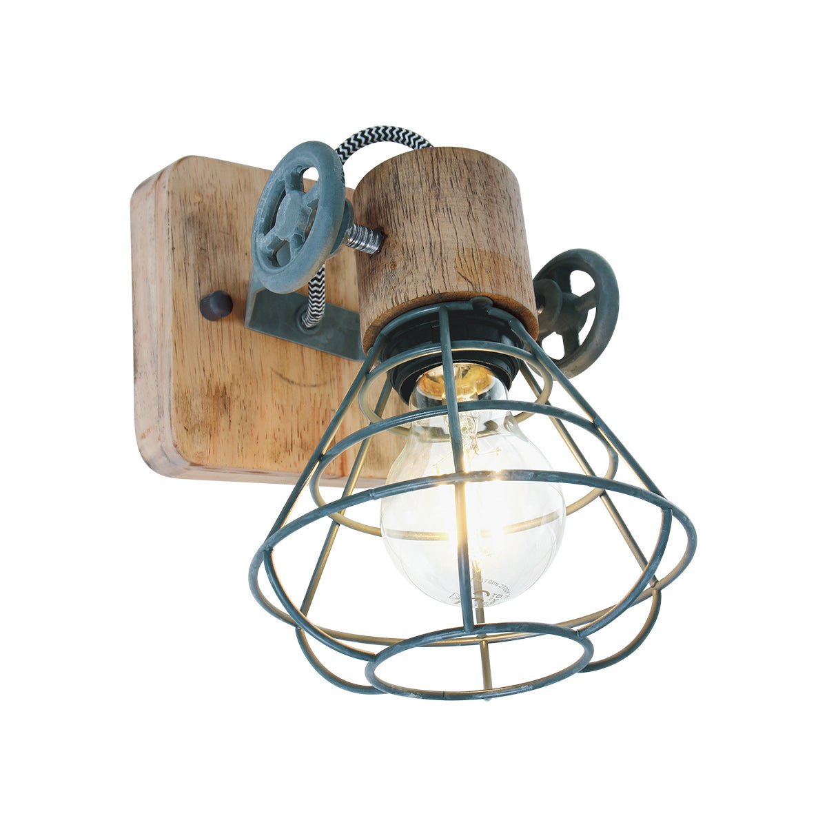 Wandlamp  Geurnesey 1578GR Grijs