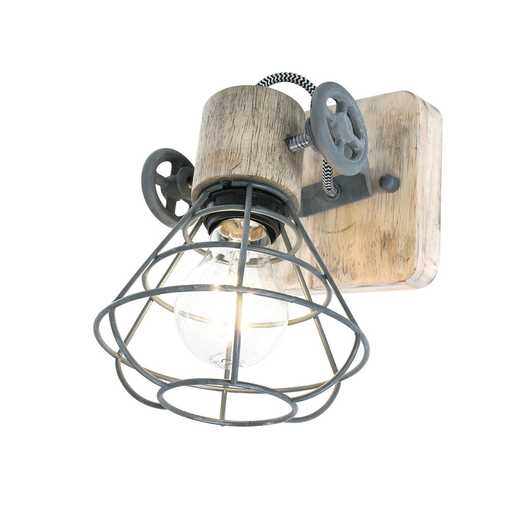 Wandlamp  Geurnesey 1578GR Grijs