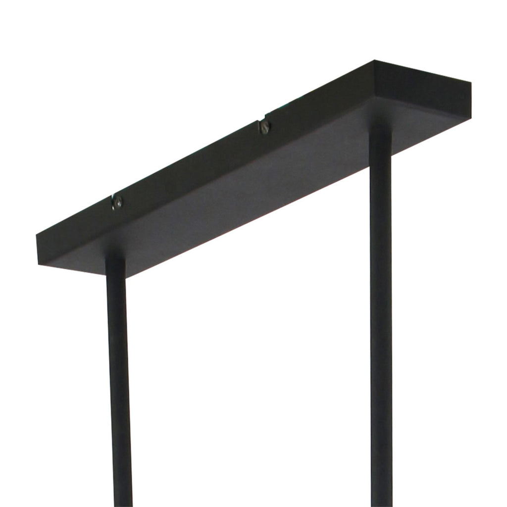 Zwarte hanglamp Buckley 1705ZW met 4 x een E27 fitting