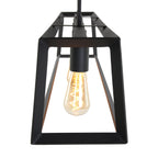 Zwarte hanglamp Buckley 1705ZW met 4 x een E27 fitting