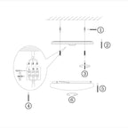 Plafondlamp Aura 1894W Rotan