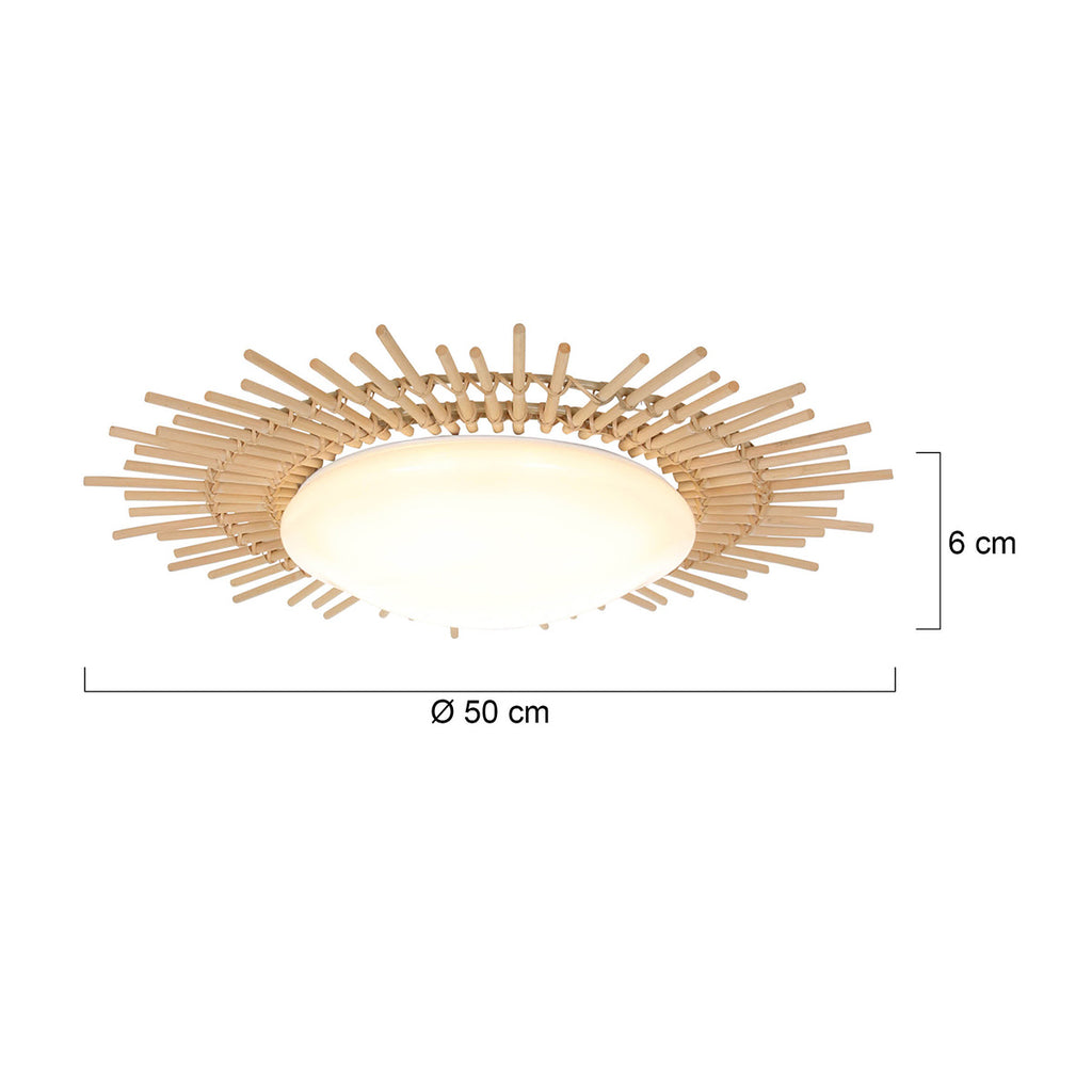Plafondlamp Aura 1894W Rotan
