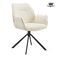 Eetkamerstoel Lenny - Stof Beige
