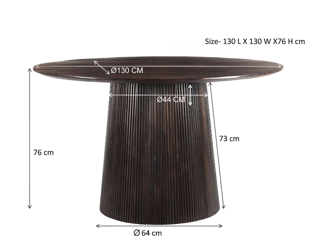 Salvator Walnut 130cm